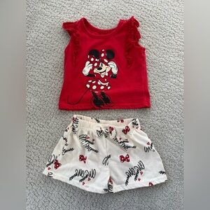 Disney baby girl Minnie Mouse Outfit Size 24 Months Spring Vacation Toddler